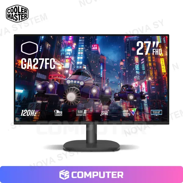 Cooler Master MONITOR PLANO COOLER MASTER GA27FC 27" 120HZ, 1MS FULL HD