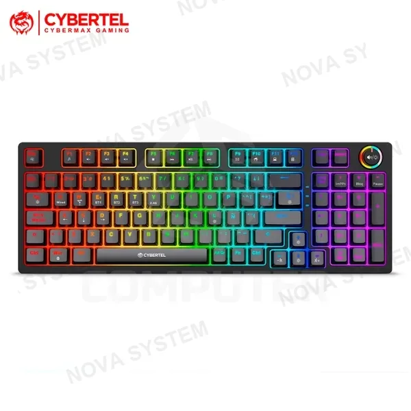 Cybertel TECLADO MECANICO CYBERTEL STRIKER INALAMBRICO SWICHT RED k1008