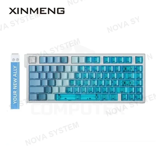 Xinmeng TECLADO MAGNETICO XINMENG BEAT75 ALÁMBRICO 8K AZUL