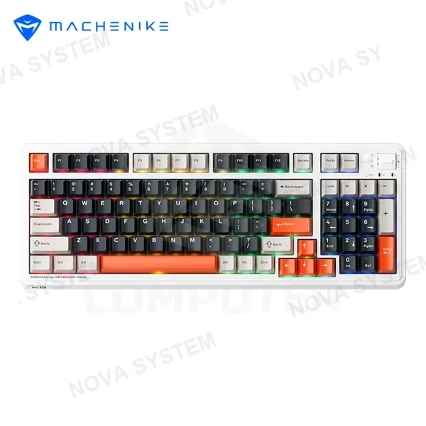 Machenike TECLADO MECANICO MACHENIKE KG98 SWITCH ANARANJADO