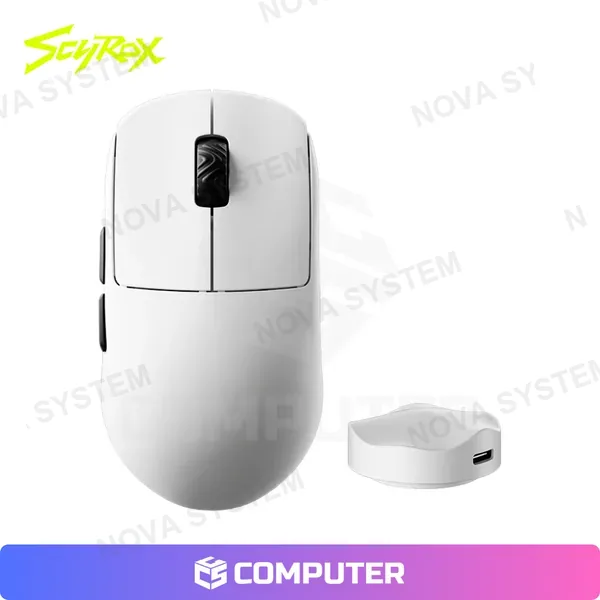 Scyrox MOUSE GAMER SCYROX V8 BLANCO 8K/30K DPI/36GR/PAW3950