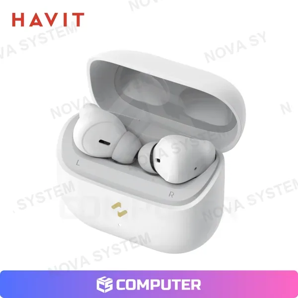 Havit AUDIFONO TWS HAVIT TW982 STEREO WHITE GRAY