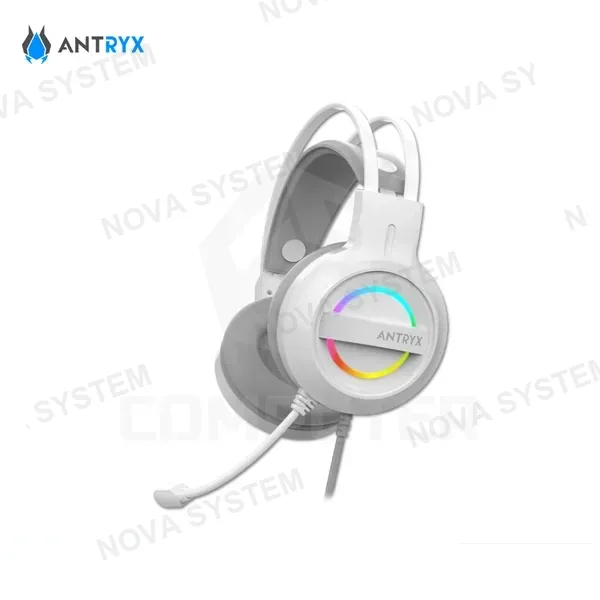 Antryx AUDIFONO ANTRYX IRIS-W GRAY RAINBOW CON MICROFONO 7.1 VIRTUAL SURROUND