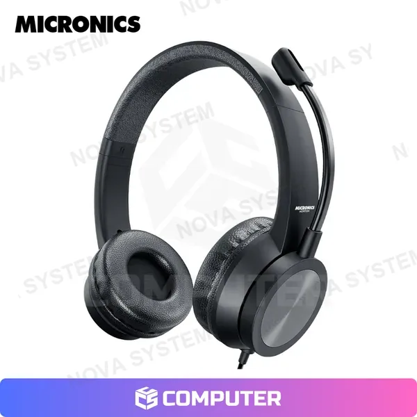 Micronics AUDIFONO MICRONICS NORTON ( MIC H802U ) NEGRO | C/ MICROFONO