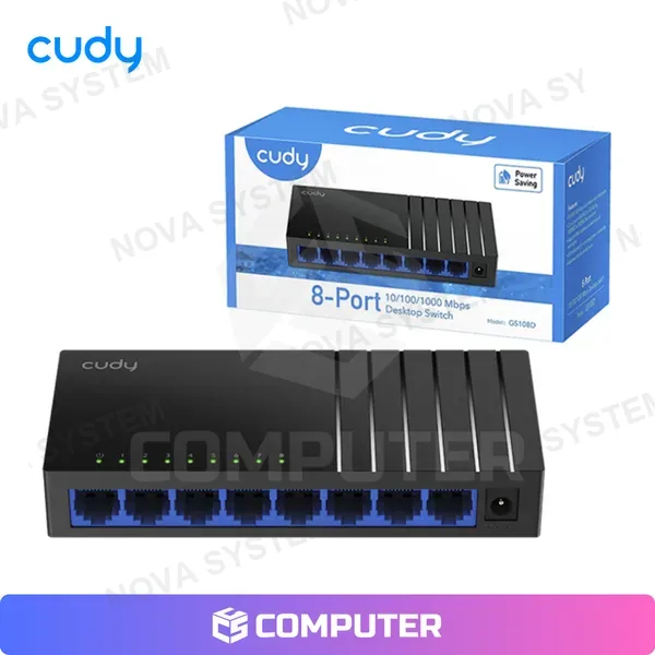 CUDY SWITCH GIGABIT DE ESCRITORIO CUDY 8 PUERTOS GS108D