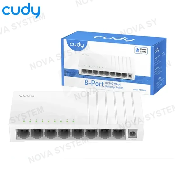 CUDY SWITCH FAST ETHERNET CUDY FS108D 8 PUERTOS