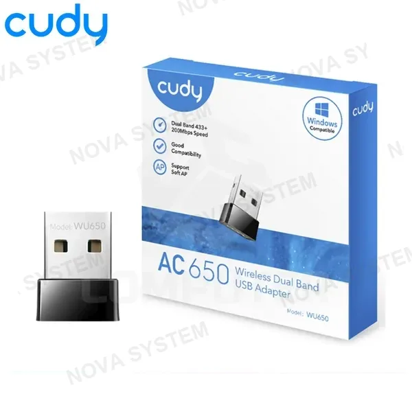 CUDY ADAPTADOR USB WIFI CUDY WU650 AC650 DUAL BAND