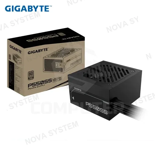 Gigabyte FUENTE DE PODER GIGABYTE P550SS 80 PLUS SILVER BLACK