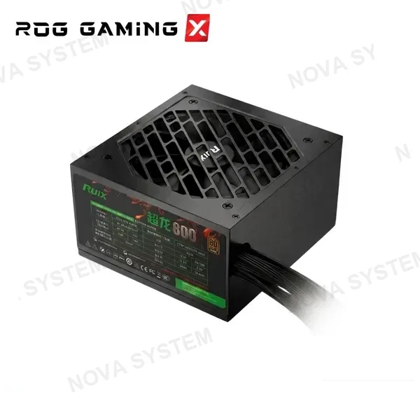 ROGX FUENTE DE PODER ROGX GAMING 800W TITAN BLACK
