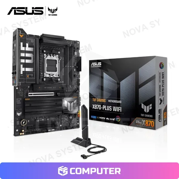 ASUS PLACA MADRE ASUS TUF GAMING X870-PLUS WIFI AMD RYZEN DDR5/AM5 SOLO PC