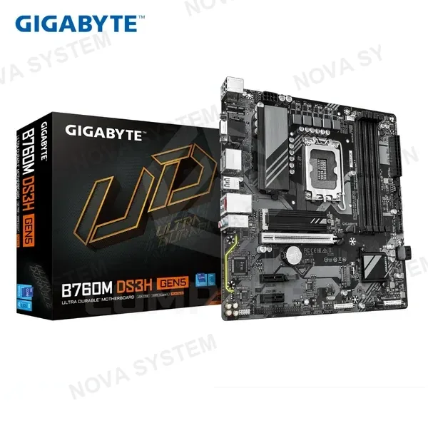 Gigabyte PLACA MADRE GIGABYTE B760M DS3H GEN5/DDR5/LGA1700