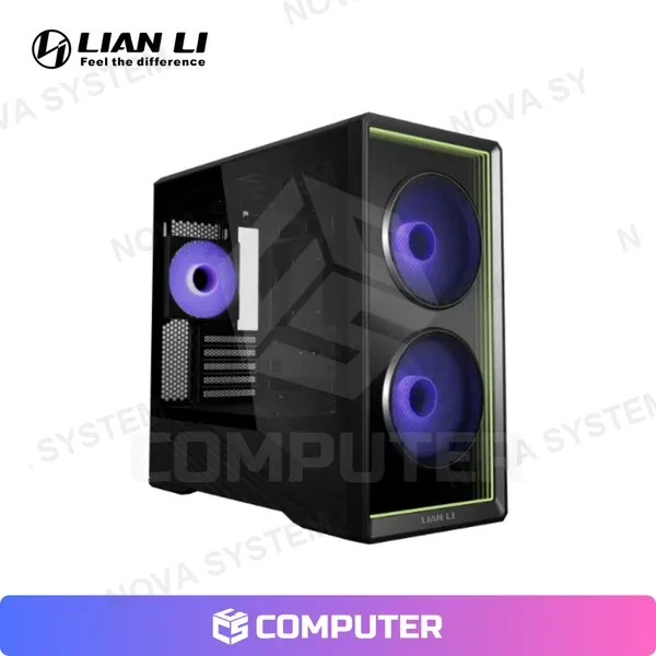 Lian Li CASE MID TOWER LIAN LI VECTOR V150INF 3FAN ARGB BLACK