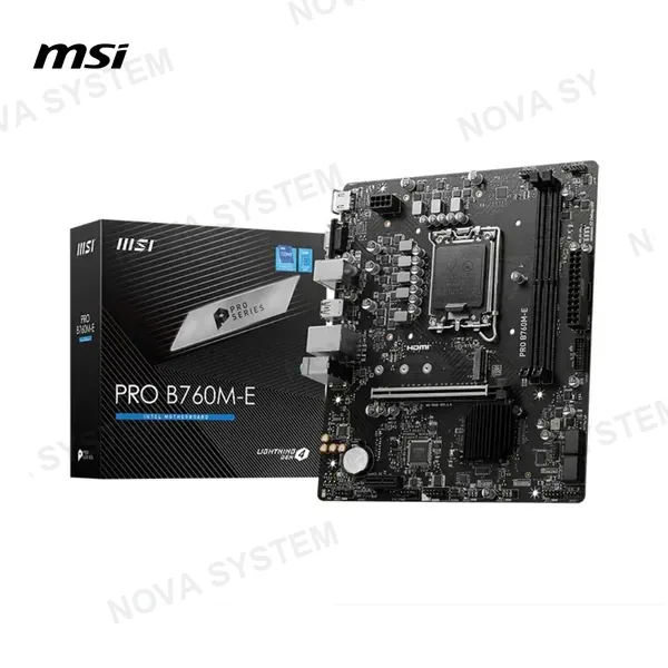MSI PLACA MADRE MSI PRO B760M-E INTEL/ DDR5/LGA 1700