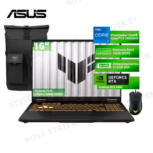 ASUS LAPTOP GAMER ASUS FX608JMR-RV352 | I7-14650HX | 16GB RAM