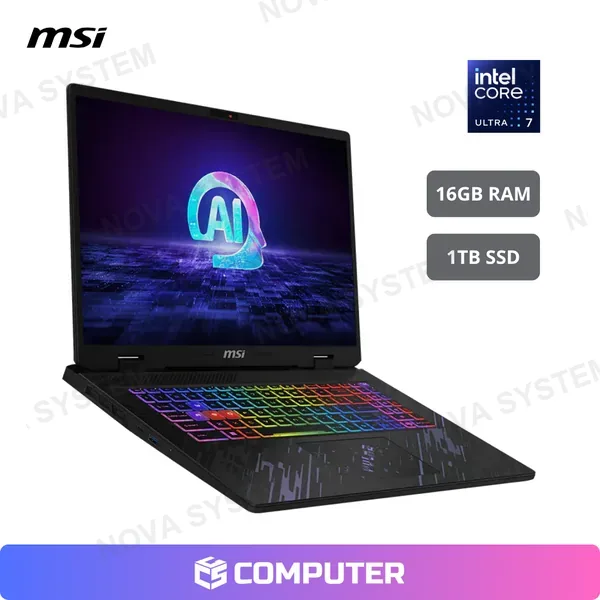 MSI LAPTOP GAMER MSI PULSE 17 AI C1VGKG-063PE | ULTRA 7-155H | 16GB RAM | 1TB SSD | RTX 4070 8GB