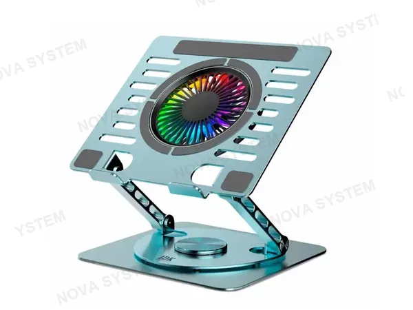 Idock SOPORTE PARA LAPTOP IDOCK INNOVA I15 360° | ALUMINIO | PLATEADO | RGB