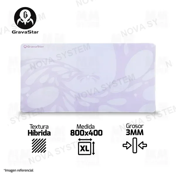 Avast MOUSEPAD GRAVASTAR | XL | 800 X 400 X 3MM | LAVANDER PURPLE