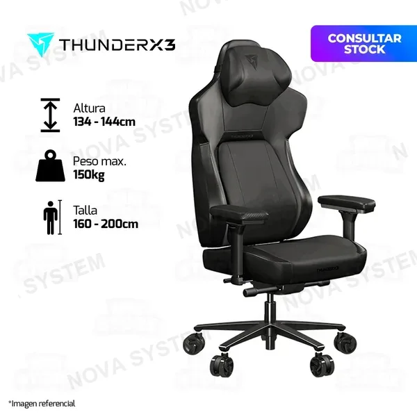 SILLA GAMER THUNDER X3 CORE | MODERN BLACK