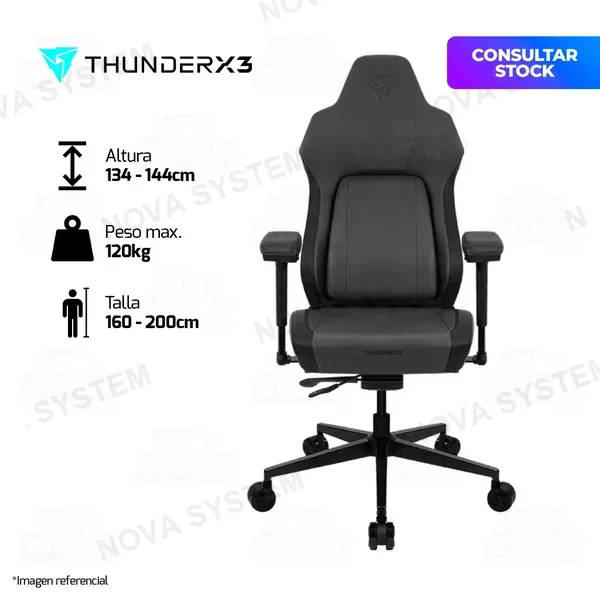SILLA GAMER THUNDER X3 CORE | SMART MODERN BLACK