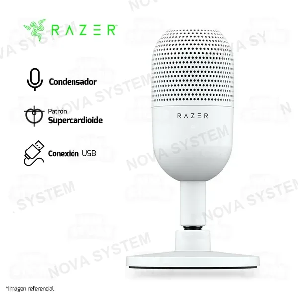 Razer MICROFONO RAZER SEIREN V3 MINI | USB | BLANCO