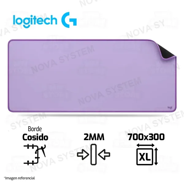 Logitech MOUSEPAD LOGITECH DESKPAD | XL | 700 X 300 X 2MM | LAVANDA