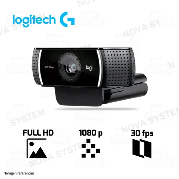Logitech WEBCAM LOGITECH C922 PRO | FULL HD | 1080p-30fps | 720p-60fps