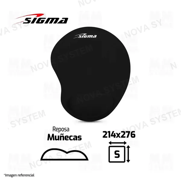 MOUSEPAD SIGMA SIG X6 | MUÑEQUERA | NEGRO