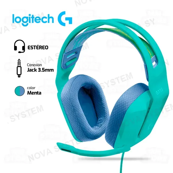 Logitech AUDIFONO LOGITECH G335 | 3.5MM | ESTEREO | MENTA