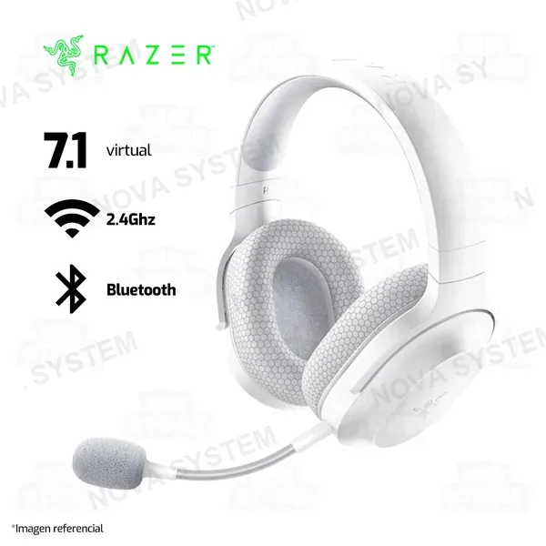 Razer AUDIFONO RAZER BARRACUDA X 2022 | INALAMBRICO | 7.1 | BLANCO