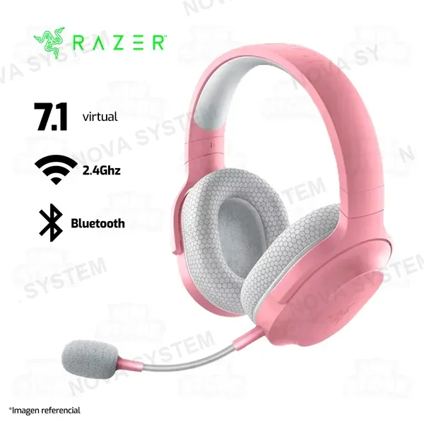 Razer AUDIFONO RAZER BARRACUDA X 2022| INALAMBRICO | 7.1 | ROSADO