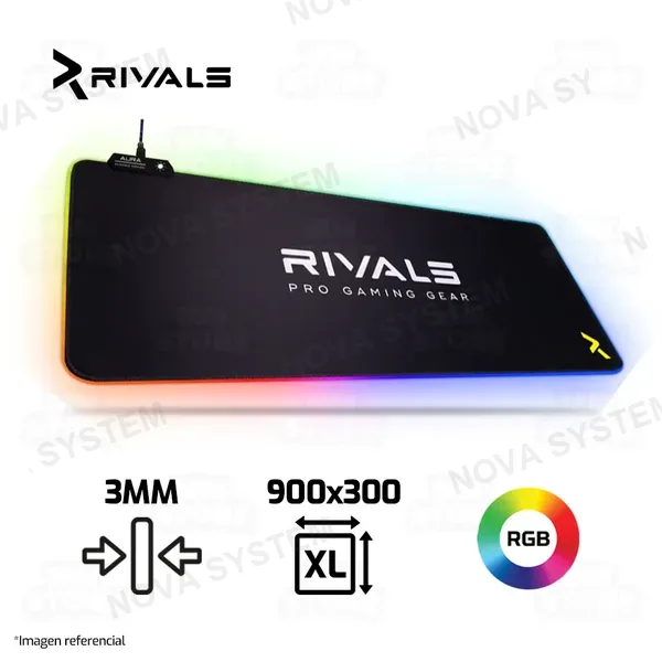 3M MOUSEPAD RIVALS AURA EXTEND PLUS | XL | 900 X 300 X 3MM | RGB