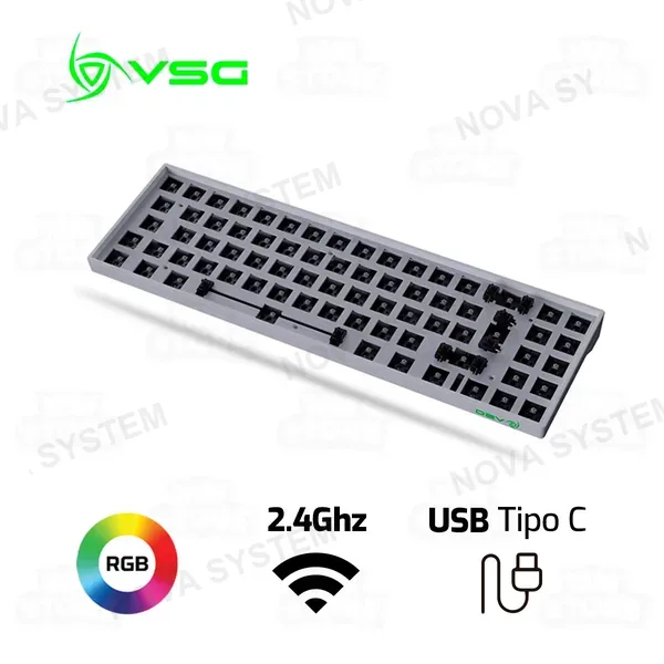 VSG BASE DE TECLADO VSG BELLATRIX | MECANICO | BLANCO