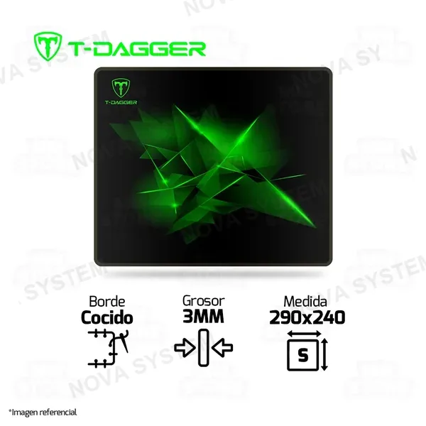 3M MOUSEPAD T-DAGGER GEOMETRY T-TMP101 | S | 290 X 240 X 3MM