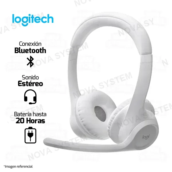 Logitech AUDÍFONO LOGITECH ZONE 300 | BLUETOOTH | ESTEREO | BLANCO