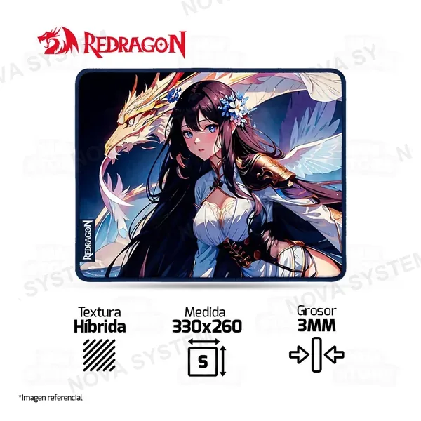 Redragon MOUSEPAD REDRAGON P046 AK1 | S | 330 X 260 X 3MM