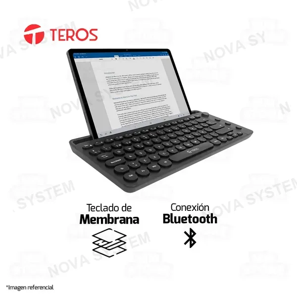 Teros TECLADO TEROS TE-4064N | BLUETOOTH | MEMBRANA