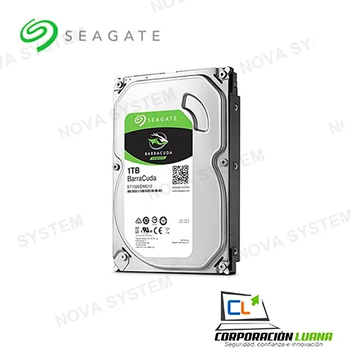 Seagate DISCO DURO SEAGATE 1TB ( ST1000DM010 ) VERDE | 64MB | 7200RPM | COMPUTER