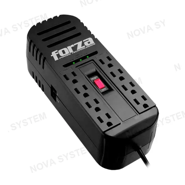 Forza ESTABILIZADOR FORZA 8 TOMAS ( FVR-2202 ) 2200VA