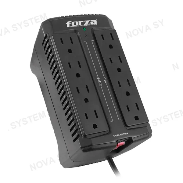 Forza ESTABILIZADOR FORZA 8 TOMAS ( FVR-902 ) 900VA
