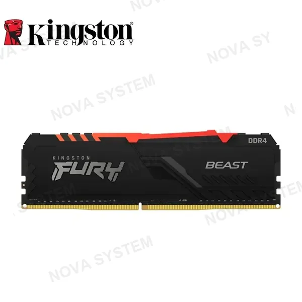 Kingston MEMORIA RAM KINGSTON FURY BEAST 16GB 3200 MHZ ( KF432C16BB1/16 ) DDR4 | BLACK