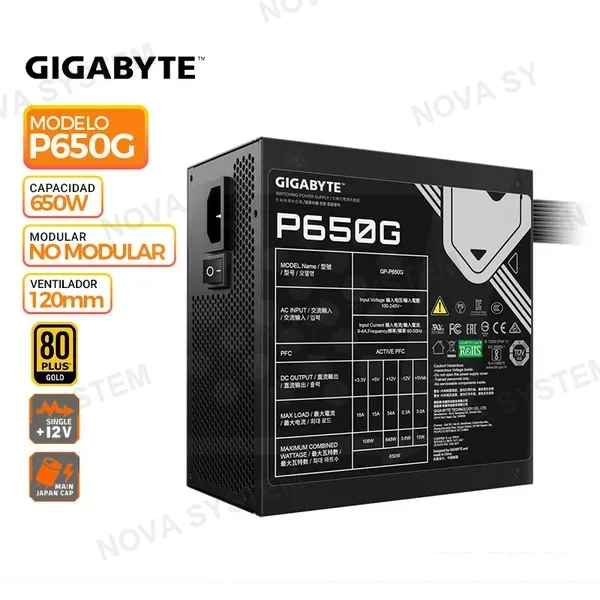 5%FUENTE DE PODER BITFENIX ( BP-FM650ULAG-7R ) 650W | 80 PLUS GOLD