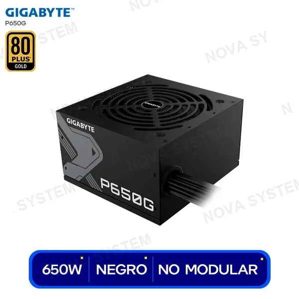 Gigabyte FUENTE DE PODER GIGABYTE P650G ( GP-P650G-US ) 650W | GOLD