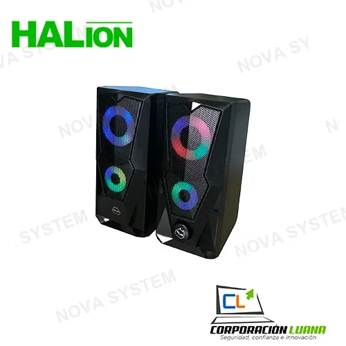 Halion PARLANTE HALION ( HA-S229 ) 20 WATTS | NEGRO | LED- RGB