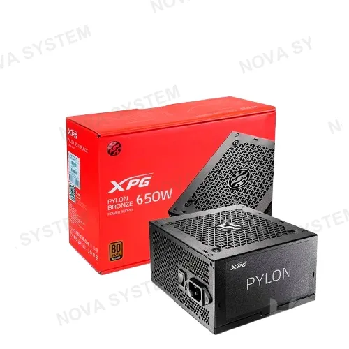 XPG FUENTE DE PODER XPG PYLON 650 (PYLON650B-BKCUS ) 650W | BRONZE