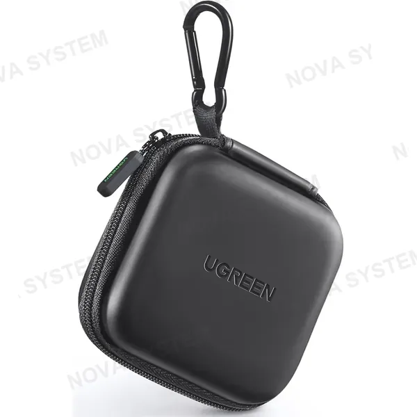 Ugreen UGREEN LP128 ( 70577 ) ESTUCHE RIGIDO PARA AURICULARES. TELA CLOTCH GRIS