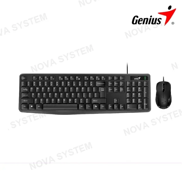 Genius TECLADO GENIUS + MOUSE KM-170 USB MULTIMEDIA BLACK (31330006402)