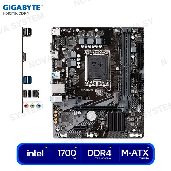 Gigabyte MOTHERBOARD GIGABYTE H610M K DDR4 ( H610M K DDR4 ) LGA1700