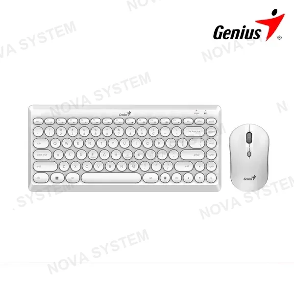 Genius COMBO GENIUS LUXMATE Q8000 TKL ( 31340013410 ) WIRELESS MULTIMEDIA | WHITE