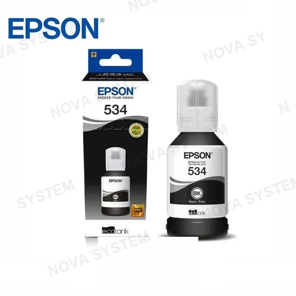 Epson TINTA EPSON T534120 P/ M1100/ 1120/ 1180/ 2140/ 2170/ 3170/ 3180 NEGRO