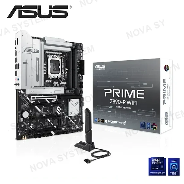 ASUS MOTHERBOARD ASUS PRIME Z890-P WIFI ( 90MB1I70-M0EAY0 ) DDR5 | WIFI 7 - BT 5.4 | PCIE 5.0 | LGA1851
